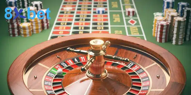 Cách đặt cược roulette trên bàn cược live tại 8xbet