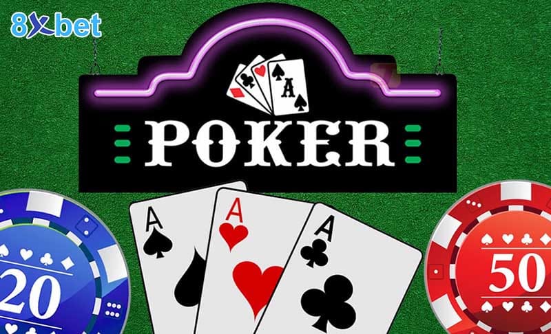 Thứ tự tay bài khi chơi poker 8xbet