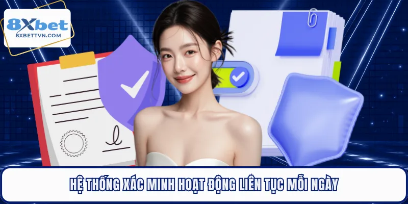 Lớp xác minh tài khoản hỗ trợ quyền riêng tư 8xbet